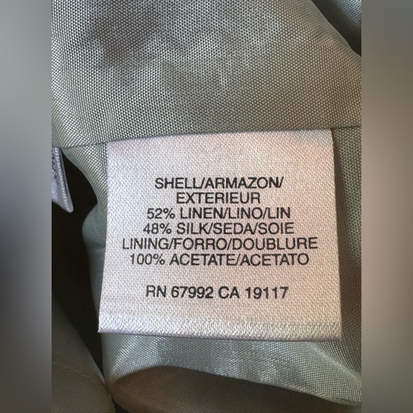 Sigrid Olsen silk/linen blend sleeveless dress size 6 - Picture 9 of 10